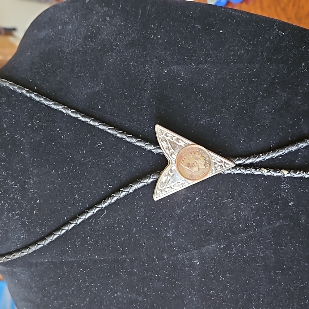 Vintage Indian Head Penny Bolo Tie